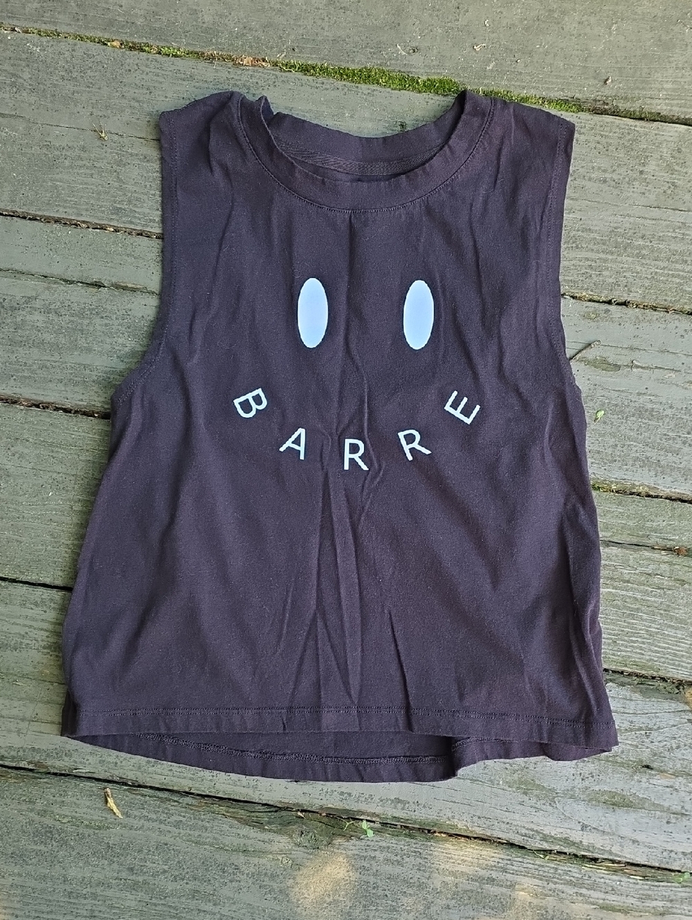 Pure Barre Graphic Tank with Light Blue Accents